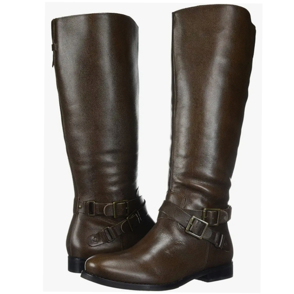 Matisse Shoes - Matisse Brown Leather Round-Toe, Side Zipper Closure Women's Boots. Size-8.5
